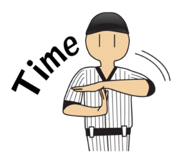 Let's play baseball-English version sticker #15696301