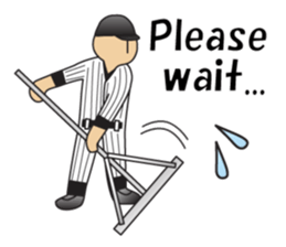 Let's play baseball-English version sticker #15696303