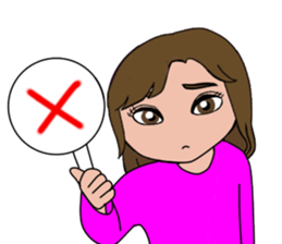 Tomochin's Sticer (pink renger) sticker #15696521