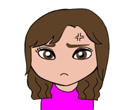 Tomochin's Sticer (pink renger) sticker #15696523