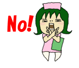 nurse mayumi01 sticker #15696971