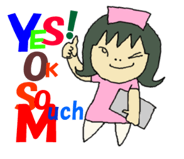 nurse mayumi01 sticker #15696972