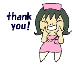 nurse mayumi01 sticker #15696975