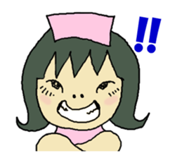 nurse mayumi01 sticker #15697006