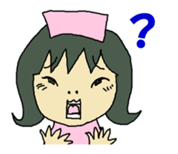 nurse mayumi01 sticker #15697007