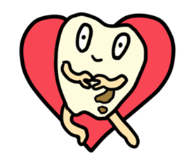 tooth monster! sticker #15699978