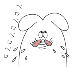 rabbit ear man sticker #15699996