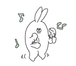 rabbit ear man sticker #15700005