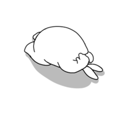 rabbit ear man sticker #15700007