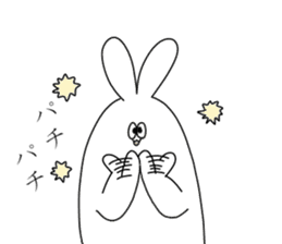 rabbit ear man sticker #15700008