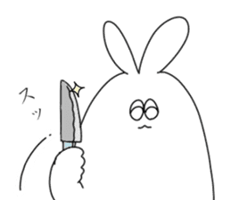 rabbit ear man sticker #15700019