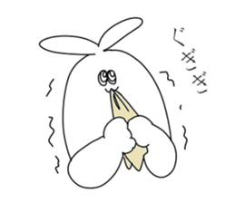 rabbit ear man sticker #15700026