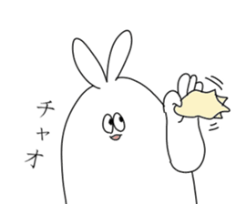 rabbit ear man sticker #15700032