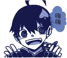 spade boy sticker #15700234