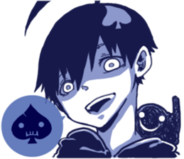 spade boy sticker #15700255