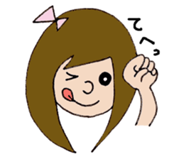 Girl next-door(daily conversation) part3 sticker #15700826