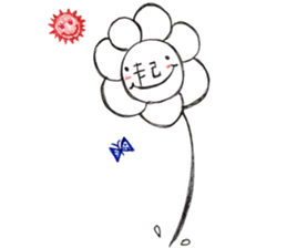 Sunflower kanji sticker #15701016