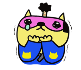 Raccoon Samurai sticker #15701508