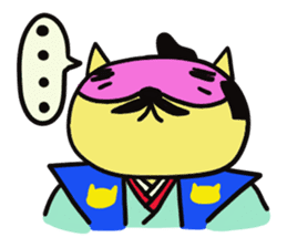 Raccoon Samurai sticker #15701509