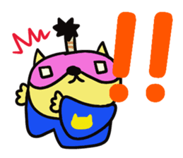 Raccoon Samurai sticker #15701510