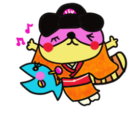 Raccoon Samurai sticker #15701520