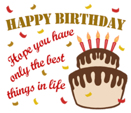 HAPPY NEW YEAR greeting encouragement sticker #15702432