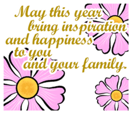 HAPPY NEW YEAR greeting encouragement sticker #15702446