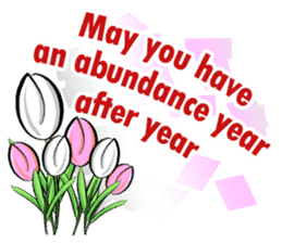 HAPPY NEW YEAR greeting encouragement sticker #15702450