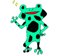 poison-dartfrog sticker #15703252
