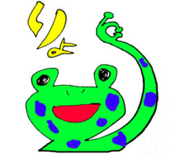 poison-dartfrog sticker #15703269