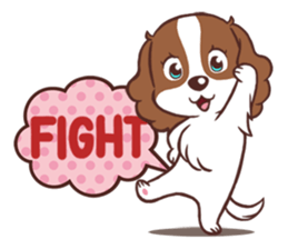 The Cavalier King Charles Spaniel Dog 3. sticker #15703435