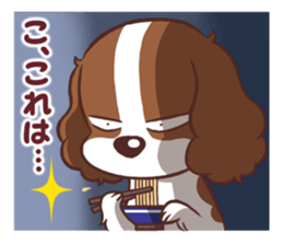 The Cavalier King Charles Spaniel Dog 3. sticker #15703446