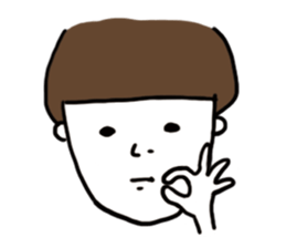 mushroom boy TOSHICHAN sticker #15703995