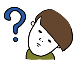 mushroom boy TOSHICHAN sticker #15703997