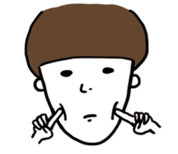 mushroom boy TOSHICHAN sticker #15704000