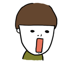 mushroom boy TOSHICHAN sticker #15704005