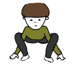 mushroom boy TOSHICHAN sticker #15704010