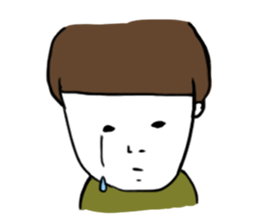 mushroom boy TOSHICHAN sticker #15704011