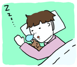 mushroom boy TOSHICHAN sticker #15704013