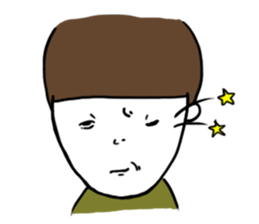 mushroom boy TOSHICHAN sticker #15704026