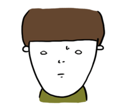 mushroom boy TOSHICHAN sticker #15704030