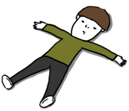 mushroom boy TOSHICHAN sticker #15704033