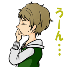 loose three people sticker #15704490