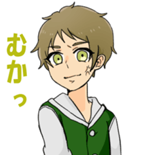 loose three people sticker #15704493