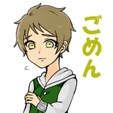 loose three people sticker #15704496