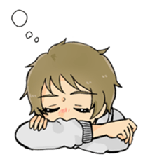 loose three people sticker #15704498