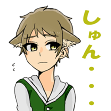 loose three people sticker #15704500