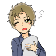 loose three people sticker #15704502