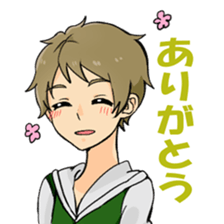 loose three people sticker #15704503