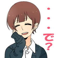 loose three people sticker #15704505